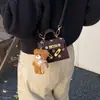 Bolsa Mini Versátil para o Dia a Dia com Bolinhas Bolsa de Mão Feminina Retrô Outono Novo Padrão 2026 Bolsa de Ombro Moda Simples