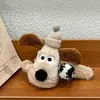 Lindo Súper Lindo Clip Trasero para la Cabeza Clip de Pelo de Peluche Grande Pinza de Pato Pinza para el Cabello Adorable Perro Cara Grande Pasador para el Cabello Mujeres