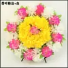 Coroas de Flores Pequenas e Coroas para o Festival Qingming, Cerimônias de Limpeza de Túmulos, Oferendas em Túmulos, Funerais e Suprimentos Funerários no Atacado