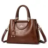 Bolsas de Mão para Comércio Exterior Mulheres 2026 Outono Inverno Novo Estilo Bolsas Femininas Bolsas de Mão Femininas Retrô Europeias Americanas Moda Bolsas Tote de Grande Capacidade