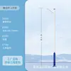 Poste de Iluminação Pública Externo Poste Dobrável Solar 3,6m 8 Metros Dividido Poste de Rua para Pátio Grande e Pequeno Galvanizado Q235
