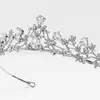 Coroa de Noiva Europeia e Americana Premium Sense com Diamantes, Nova Faixa de Cabelo para Casamento, Coroa de Princesa com Strass para Vestido de Noiva
