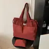 Bolsa Tote Grande de Grande Capacidade 2026 Transfronteiriça, Bolsa de Mão Dobrável, Sacola de Compras, Bolsa de Ombro Simples e Estilosa