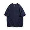 40 Piezas Camiseta de Cuello Redondo de Hombro con Perlas Dobles de Manga Corta Holgada Moderna Marca Cultura de Moda Camiseta DIY Patrón Personalizado Texto
