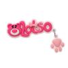 Horquilla de resina con forma de oso de fresa de dibujos animados, marca Happy, para hacer tú mismo, con pegamento en crema, para bolso de ganchillo, hebilla de zapato, parche, accesorios de joyería