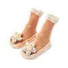 Zapatos y Calcetines para Bebé de Primavera y Otoño, Calcetines Antideslizantes para Recién Nacidos, Calcetines de Muñeca con Suela Suave para Bebés y Niños Pequeños de 0 a 1 Año
