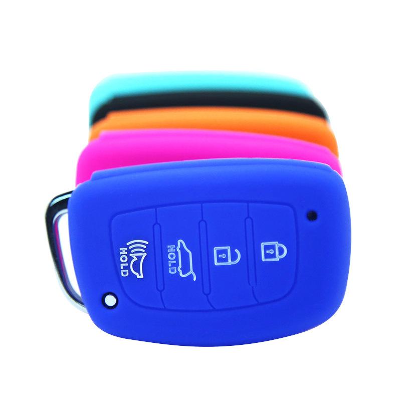 现代悦动钥匙套ix35锁匙包索纳塔硅胶保护套  (1).jp