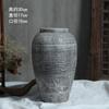Ornamentos de Vaso Jingdezhen Cerâmica Sala de Estar Arranjo de Flores Gres Pote de Cerâmica Retrô Vaso de Flores Recipiente para Flores