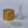 Suministro directo de fábrica tapa lisa de aluminio de 18 dientes tapa a juego para botella de aceite tapa de aluminio anodizado tapa de botella de cosmético