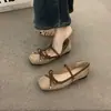 Nuevos Zapatos Planos Mary Jane con Lazo para el Commute con Falda Retro Francés Ante Punta Cuadrada Zapatos Individuales para Mujer 2026 Verano