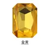 Al por mayor En stock Fondo Puntiagudo Rectangular Octagonal Pedrería Cristal de Vidrio Mahjong Accesorios para Joyería DIY Funda de Teléfono Pedrería