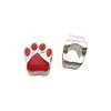 Pulseira Panjiadora Contas Gotejamento de Óleo Urso Acessórios de Pó Joias Pingente de Liga Contas com Furo Grande Pulseira DIY