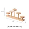 Estante para Flores para Repisa de Ventana de Madera Maciza, Soporte Decorativo Creativo para Suculentas, Estante de Almacenamiento Multinivel para Escritorio en Esquina de Balcón Interior