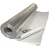 Cinta Adhesiva de Tela de Fibra de Vidrio con Foil de Aluminio, Adhesivo de Secado Lento para Aislamiento de Casa y Techo, Protección Solar, Película Ignífuga, Tela de Foil de Aluminio Reflectante de Alta Temperatura
