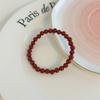 Pulsera de Ámbar con Puntadas de Arena de Cristal Natural Pulsera Ping An Guofeng Suministro en Vivo al por Mayor Pulsera de Temperamento Retro