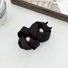 Pinza para el Pelo Estilo Hepburn Princess Puente de la Urraca Moño Pinza para el Pelo Brote de Flor Nuevo 2025 Pinza Fijadora de Cola de Caballo Alta Pinza para Recogido Medio