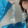 Pendientes de Flor de Malla Plateada con Borla Moda Dulce Fresco de Botón Versátiles Elegantes de Alta Gama Pendientes Venta al por Mayor