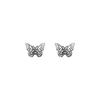 Pendientes de Estilo Hada Personalidad Simple Retro Temperamento Tendencia de Moda Nuevo Estilo Frío Pendientes de Mariposa para Mujer