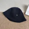 Sombrero de Pescador Cálido Elástico Delgado de Borde Enrollado Versátil para Mujer Otoño/Invierno Adelgazante Rejuvenecedor Sombrero de Cubo de Lana Tejida