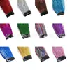 Extensiones de Cabello Colgantes de Seda Láser, Pinza Bb de Colores de Una Pieza, Extensiones de Cabello de Seda Doradas y Plateadas, Lentejuelas, Multicolor