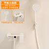 Creme Branco Hotel Duche WC Banheira Supercharged All Copper Faucet Casa de banho Split Chuveiro suit