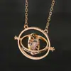 Joyería Creativa Transfronteriza Europea y Americana Serie de Collar de Reloj de Arena y Aretes de Venta Caliente Transfronteriza Cadena para Suéter