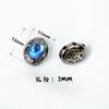 Cuentas con gemas incrustadas en negro pistola bañadas en cobre, con orificios pasantes, hechas a mano, para pulseras, collares y accesorios de joyería de varias pasadas.