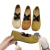 Zapatos retro estilo francés Mary Jane de punta dividida para mujer, nuevo modelo de verano con tiras cruzadas, adecuados para combinar con faldas, zapatillas de ballet planas de suela suave