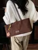 Bolso vintage de gamuza para mujer, nueva moda de otoño 2026, bolso tote de alta gama para el trabajo, bolso de hombro de gran capacidad