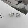Pendientes de Trébol de Cuatro Hojas de la Suerte Estilo Coreano para Mujer, Nuevo Estilo Popular, Gama Alta, Versátiles, Exquisitos, Pendientes de Diseño de Nicho para Mujer