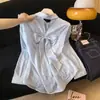 Camisa de Proteção Solar com Laço Vazado para Mulheres, Design Único, Cardigã Fino de Proteção Solar, Camisa de Outerwear, Top de Camada Externa