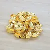 Lingotes Auténticos de Oro Sólido y Plata, Pequeños Lingotes Metálicos Dorados como Adornos, Artículos de Decoración para el Hogar para Inauguraciones de Negocios, y Ofrendas