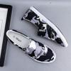 Nuevos Zapatos de Lona para Hombre de Verano y Otoño, Casuales Transpirables de Mocasín de Caña Baja 6613