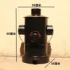 Arte de Hierro Vintage Estilo Industrial Creativo y Único Hidrante de Incendios Cubo de Basura Metálico Grande con Tapa y Pedal de Pie para Sala de Estar y Uso en Exteriores