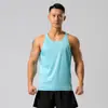 Colete de Corrida Transfronteiriço Personalizado Masculino Esportivo Sem Mangas Roupa Fitness Maratona Atletismo Secagem Rápida Roupa Estampa de Grupo de Corrida