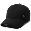 Gorra de béisbol de lana para hombre con protección para los oídos, para deportes al aire libre en otoño e invierno, engrosada y cálida, adecuada para mediana edad y personas mayores, gorra de algodón