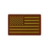 Venta al por mayor del fabricante Parche de Bandera Americana de Goma Suave de PVC con Cierre de Velcro, Parche de Goma, Cinta Mágica, Accesorios para Sombreros