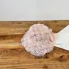Novo Estilo Chapéu de Palha com Renda Doce Pérola Protetor Solar Proteção Solar para Meninas Bebês Passeio de Verão Chapéu de Palha Oco Respirável