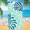 Toalha de Banho de Microfibra de Veludo Absorvente de Secagem Rápida Toalha de Praia para Natação Toalha de Praia Estampada de um Lado Toalha Esportiva para Yoga