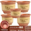 Vaso de flor cerâmica preço especial extra grande atacado vaso para orquídea argila roxa de chão terracota cerâmica grossa