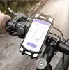 Suporte universal para celular de bicicleta, suporte de silicone giratório 360 graus, adequado para uma variedade de modelos e modelos de celular, fácil de instalar
