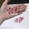 Série Original de sereia com gradiente Ji Pétalas de vidro tcheco multi-estilo acessórios de joias diy material de grampo de cabelo antigo
