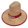 Chapéu Masculino com Proteção Solar, Aba de Bambu, Chapéu de Sol, Chapéu de Cowboy Ocidental, Chapéu de Palha Masculino para Primavera e Verão, Chapéu de Praia