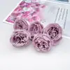Flor Artificial Flor de Peonía Cabeza de Flor de Rosa Flor Falsa Flor de Seda Flor para Manualidades Fondo de Flores Decoración de Bodas Interiores