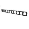 Panel de parcheo de gabinete de chapa metálica personalizado Panel XLR Hub XLR Conector de rack Panel de rack Panel en blanco para gabinete