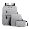 Nova Bolsa de Computador Multifuncional de Grande Capacidade 2024 Masculina Casual Aparência Sofisticada Mochila de Negócios Masculina de Três Peças