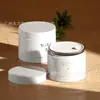 Em Estoque Pote de Vidro para Creme 300g, Redondo Reto Grande Capacidade Boca Larga Pote para Máscara de Lama Máscara de Mãos, Frasco de Embalagem Cosmética