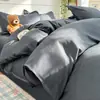 Novo conjunto de cama estampado de quatro peças, amigo da pele e confortável, para 2026, adequado para camas de solteiro e de casal, ideal para dormitórios estudantis e pode ser usado nas quatro estações.