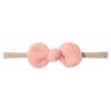 Faixa de Cabelo de Waffle com Laço Amazon para Bebê Acessórios de Cabelo Infantis Cor Sólida Europeus e Americanos 2546