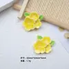 Accesorios de Resina DIY de Dibujos Animados Flores Multicolor Pegamento de Crema Hecho a Mano Pasador Funda para Teléfono Móvil Hebilla de Zapato Accesorios para Joyería de Taza de Agua